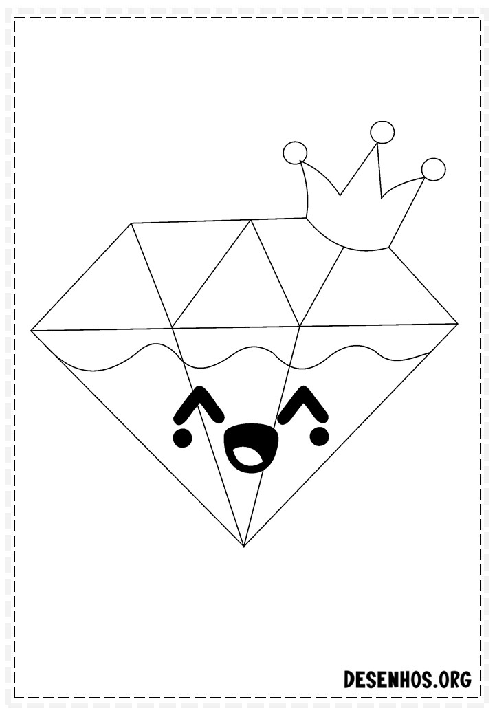 desenhos para colorir kawaii 313