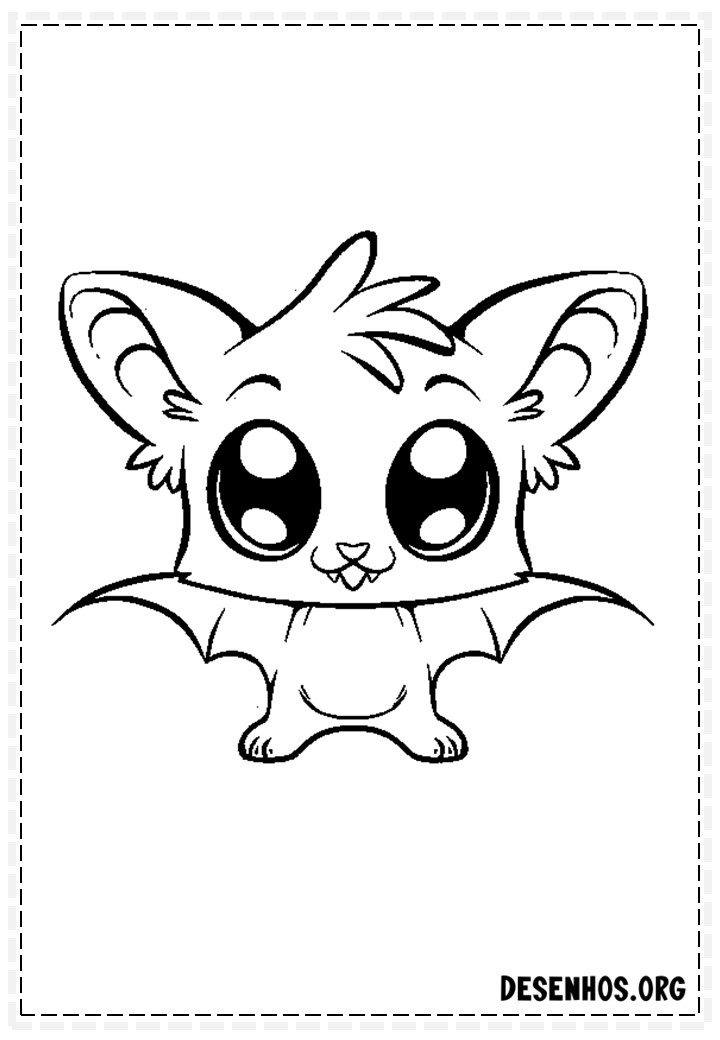 desenhos para colorir kawaii 321