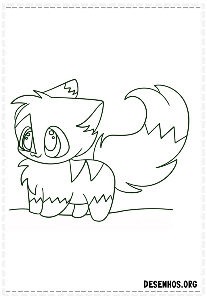 desenhos para colorir kawaii 326