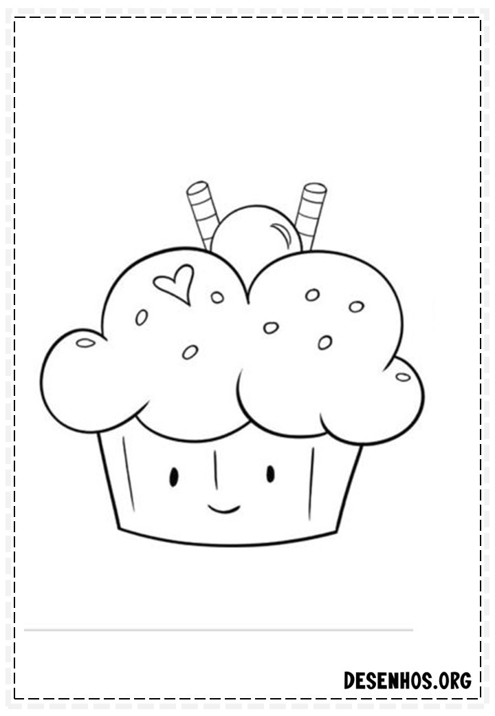 desenhos para colorir kawaii 328