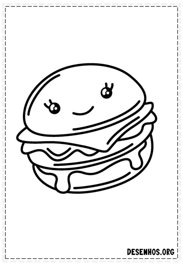desenhos para colorir kawaii 332