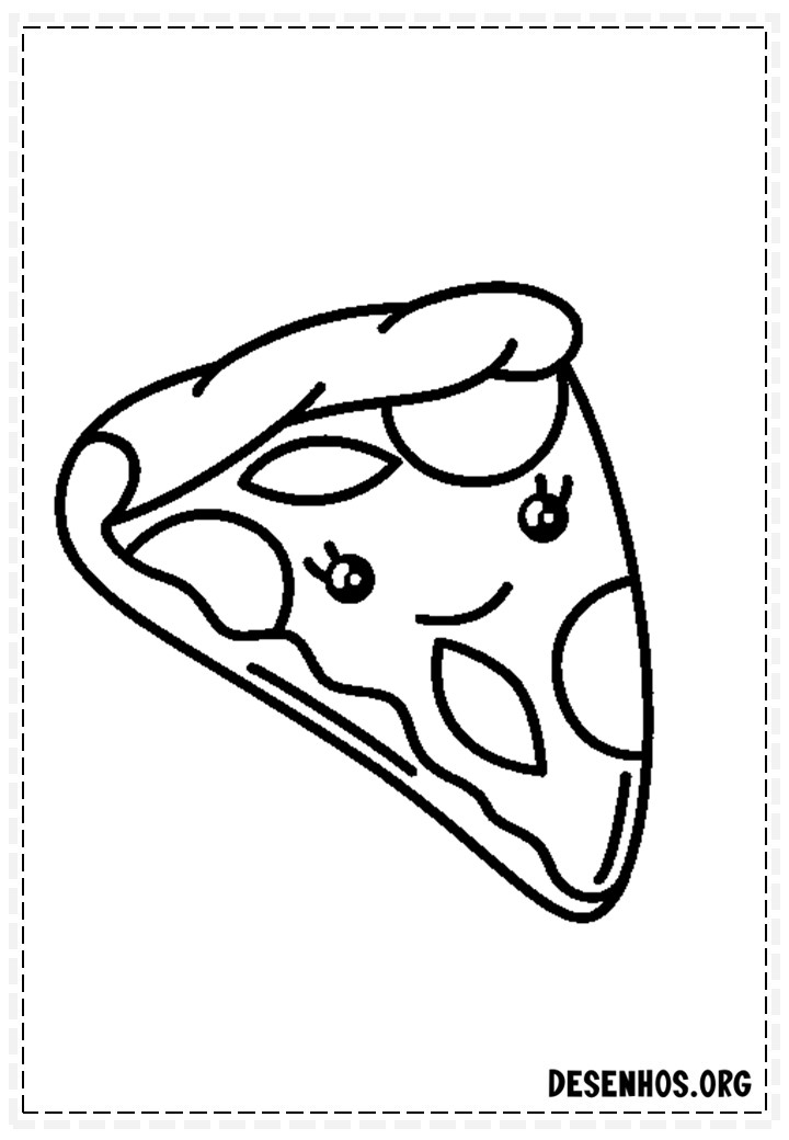 desenhos para colorir kawaii 338