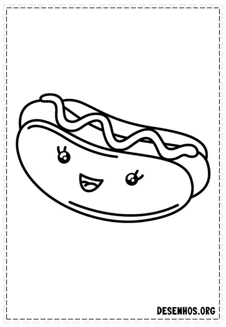 desenhos para colorir kawaii 341