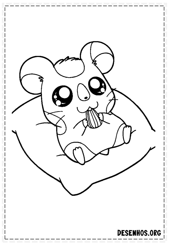 desenhos para colorir kawaii 342