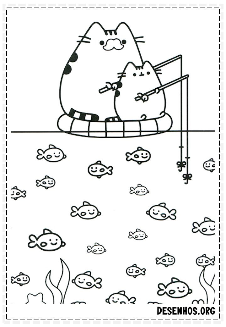 desenhos para colorir kawaii 346
