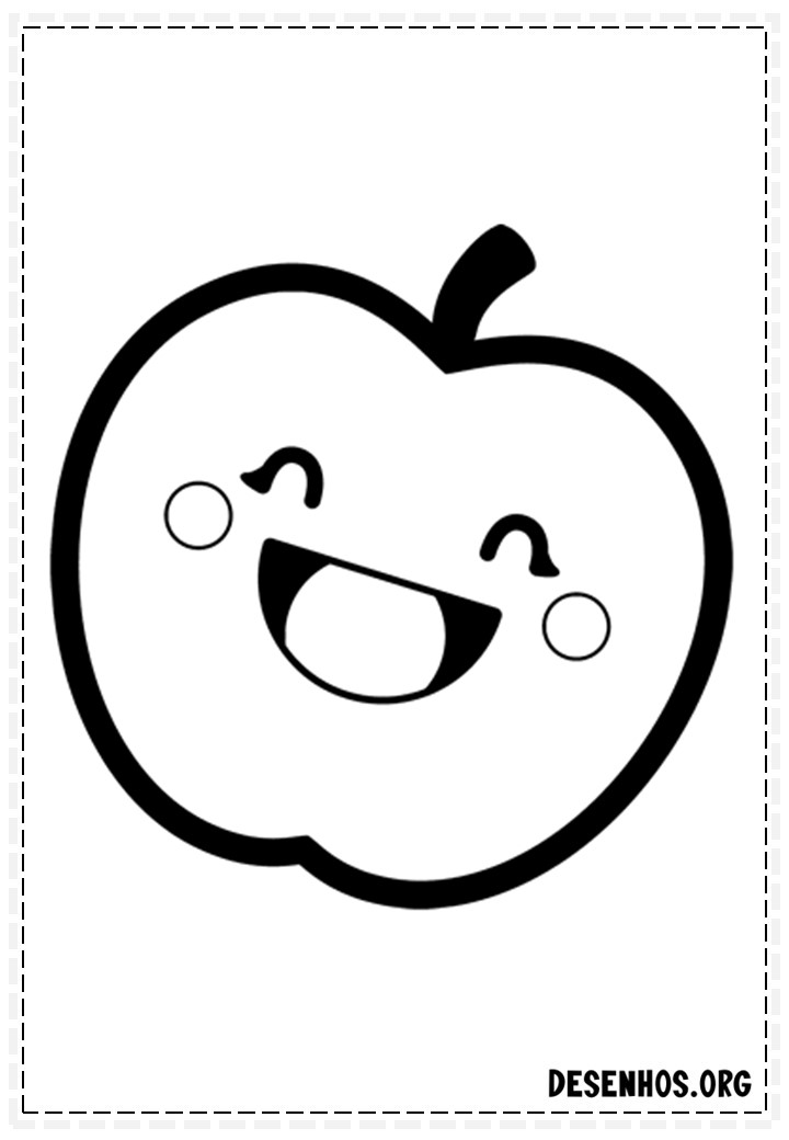 desenhos para colorir kawaii 348