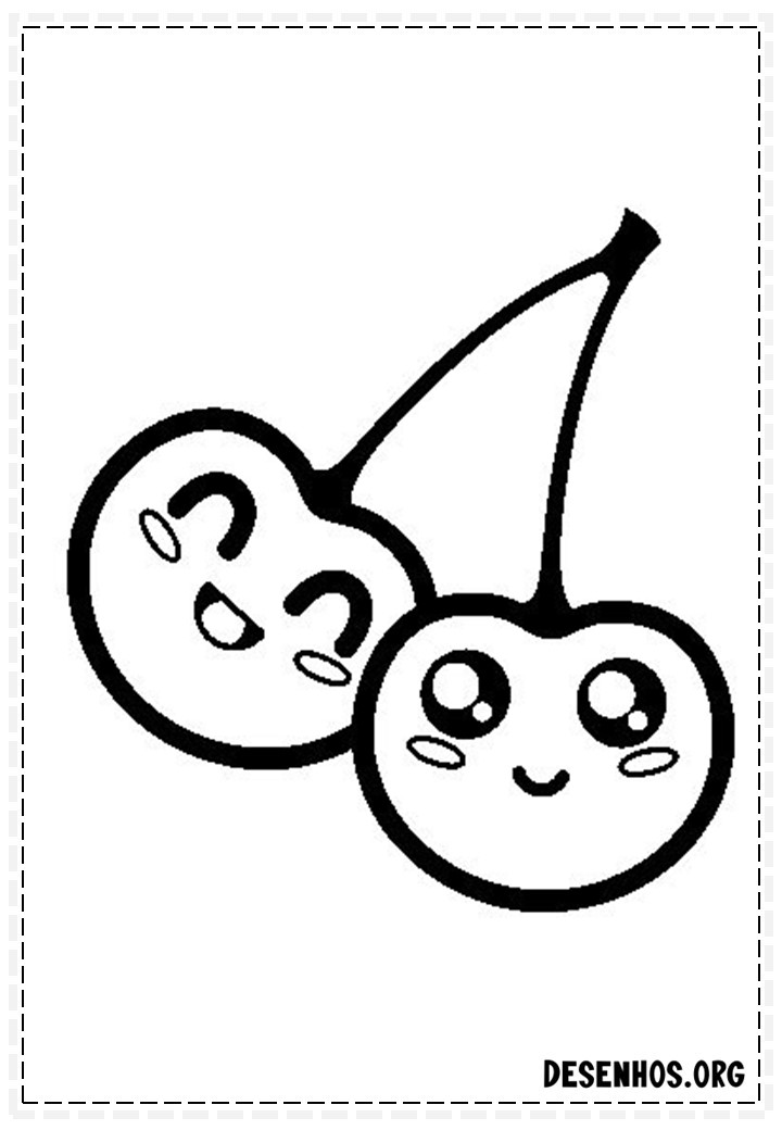 desenhos para colorir kawaii 351