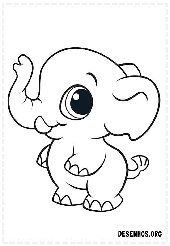 desenhos para colorir kawaii 354