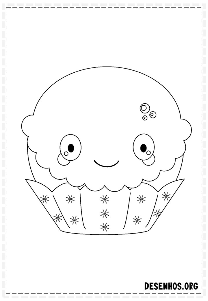 desenhos para colorir kawaii 355