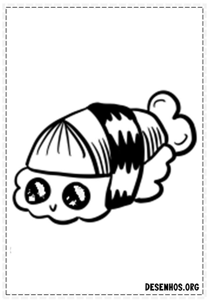desenhos para colorir kawaii 358
