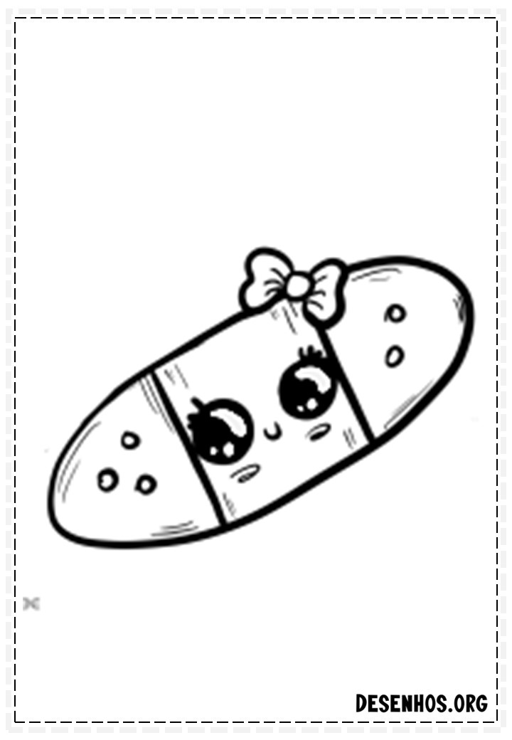 desenhos para colorir kawaii 362