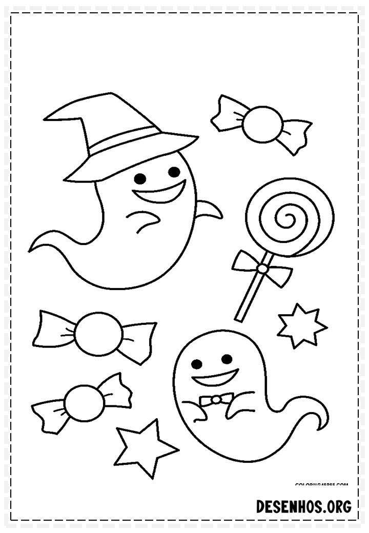desenhos para colorir kawaii 364