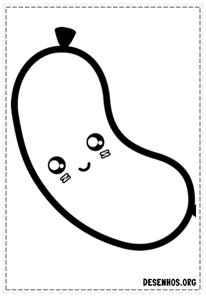 desenhos para colorir kawaii 371