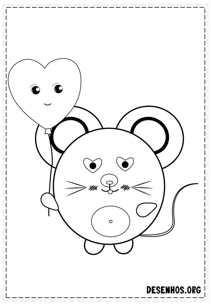 desenhos para colorir kawaii 376