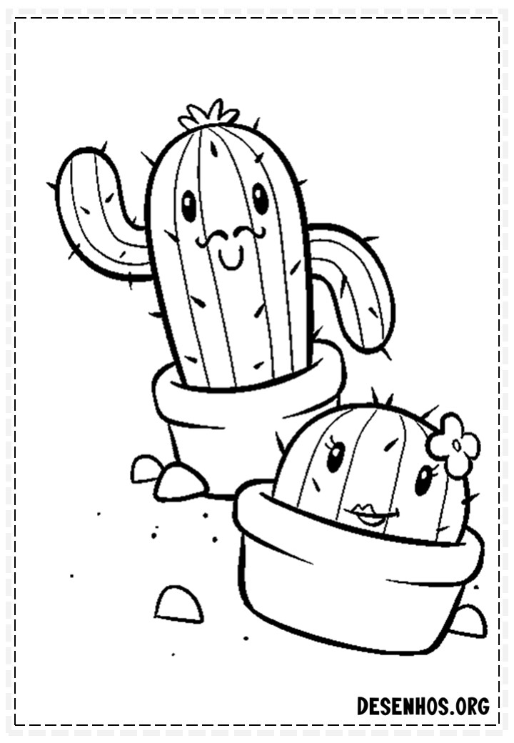 desenhos para colorir kawaii 383
