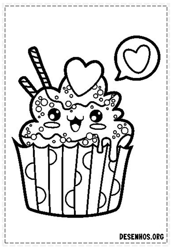 desenhos para colorir kawaii 390