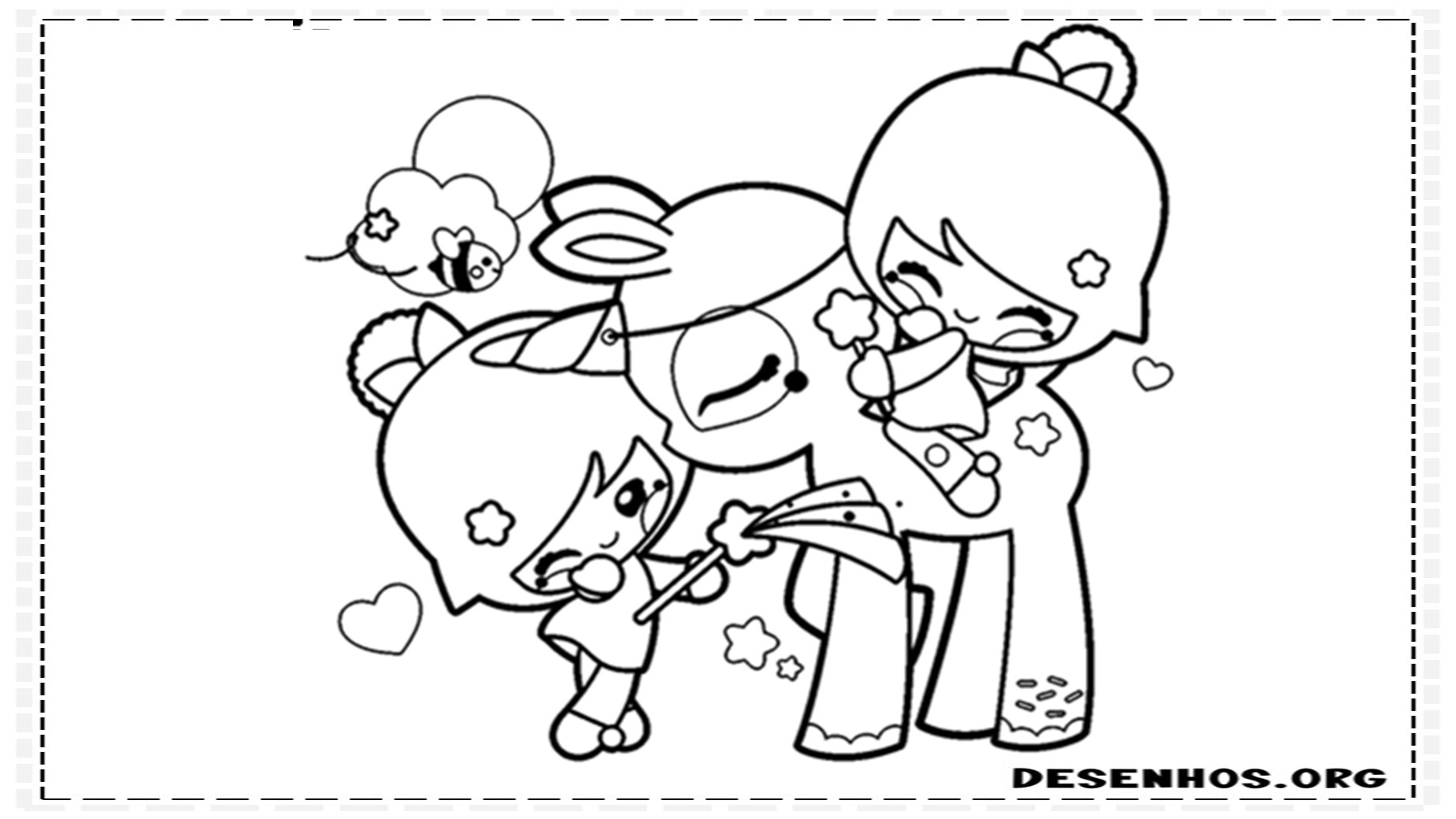 desenhos para colorir kawaii 92