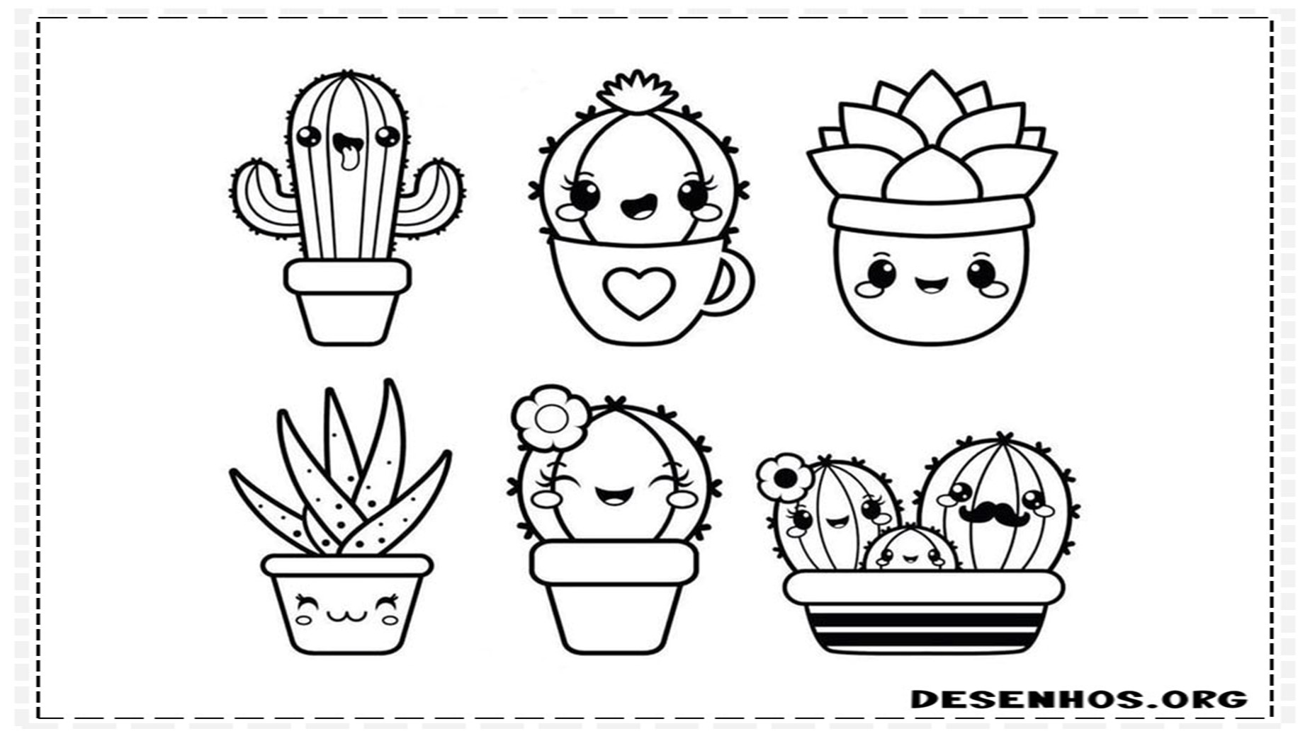desenhos para colorir kawaii 96