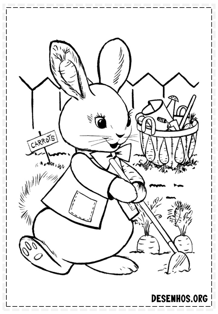 100 Desenhos da Páscoa para colorir