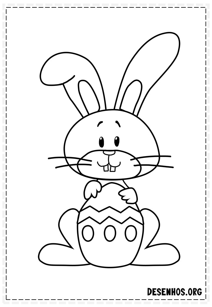 100 Desenhos da Páscoa para colorir