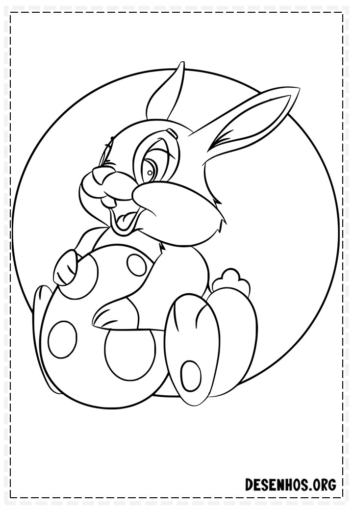 100 Desenhos da Páscoa para colorir