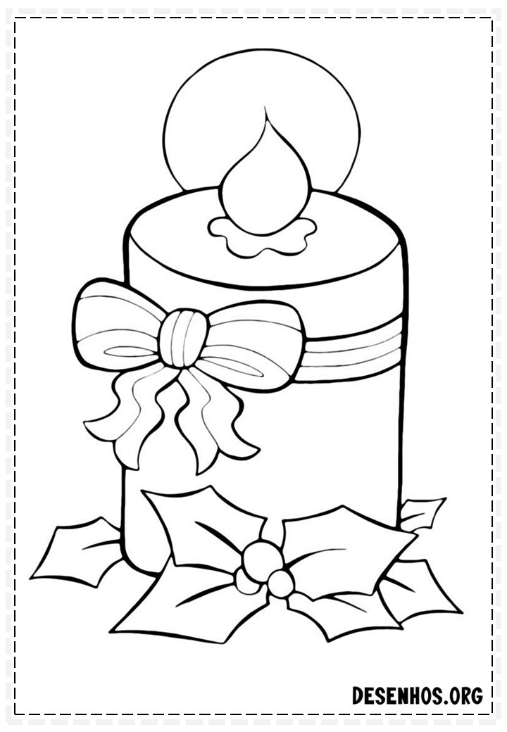 162 Enfeites de Natal para colorir