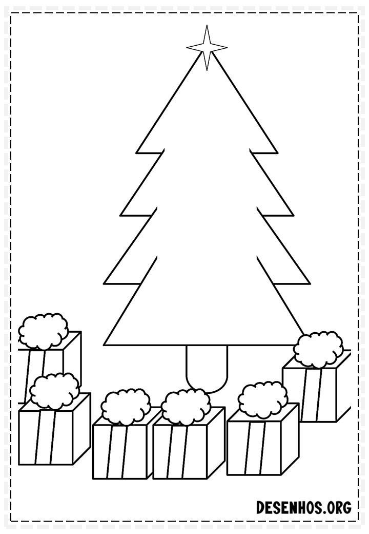 162 Enfeites de Natal para colorir