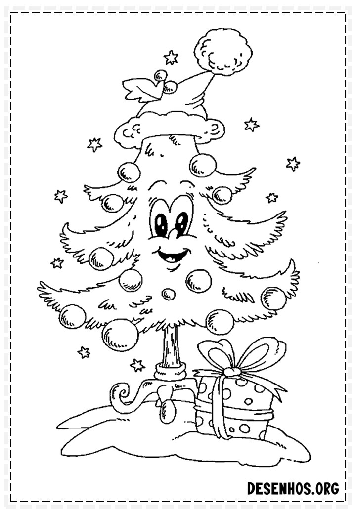 162 Enfeites de Natal para colorir
