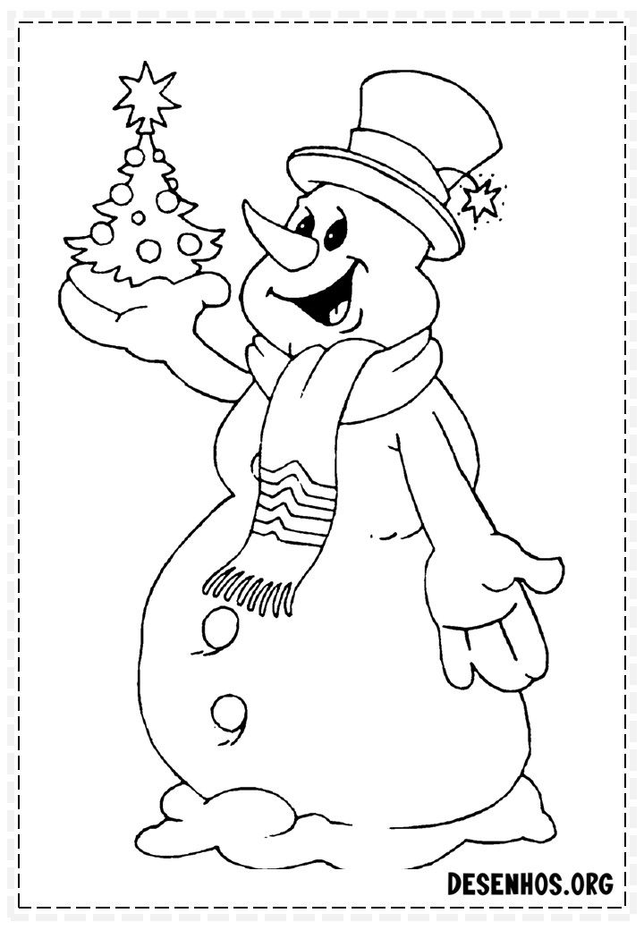 162 Enfeites de Natal para colorir