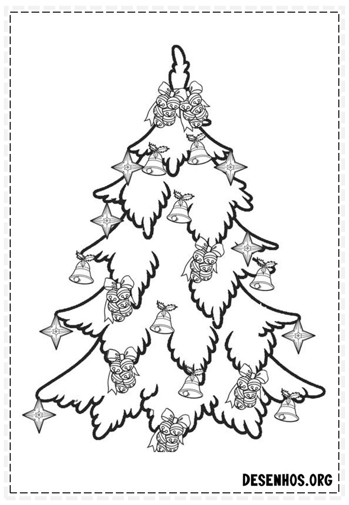 162 Enfeites de Natal para colorir