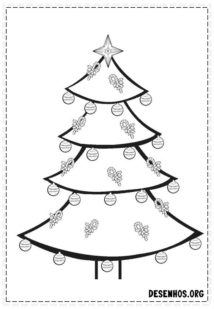 162 Enfeites de Natal para colorir