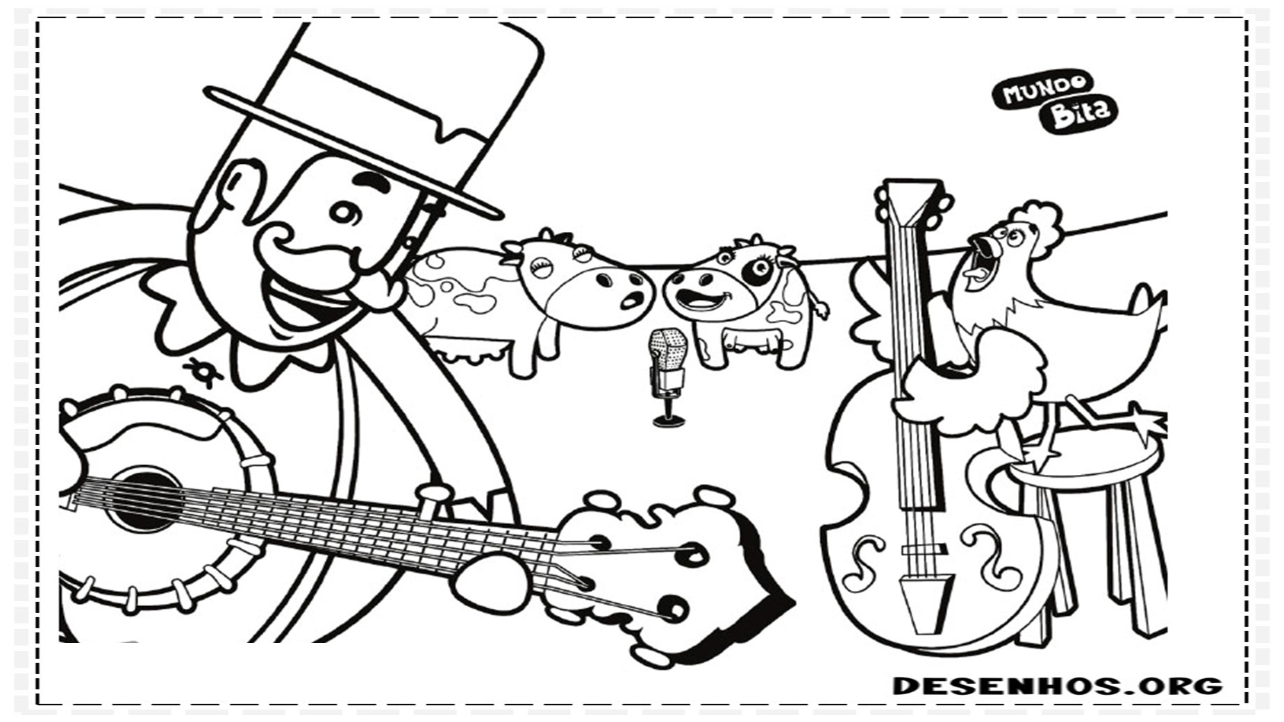 30 Desenhos do Mundo Bita para colorir