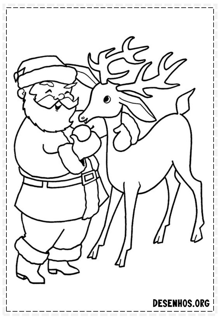 papai noel para colorir 134 papai noel para colorir 134