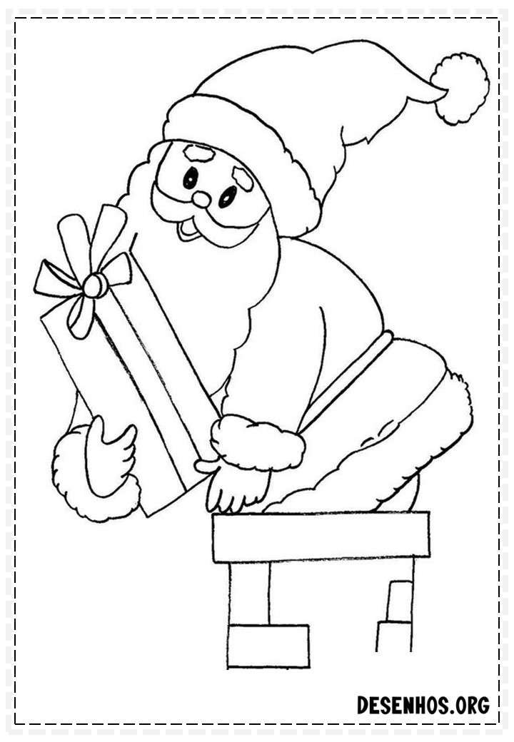 papai noel para colorir 18 papai noel para colorir 18