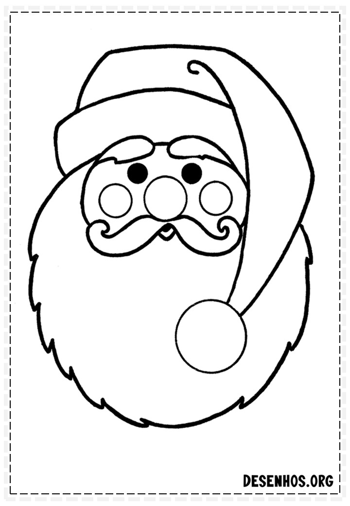 papai noel para colorir 30