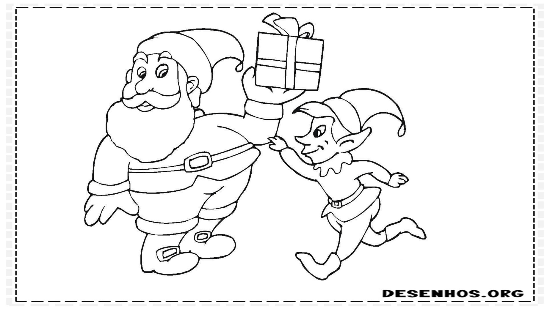 papai noel para colorir 4 papai noel para colorir 4