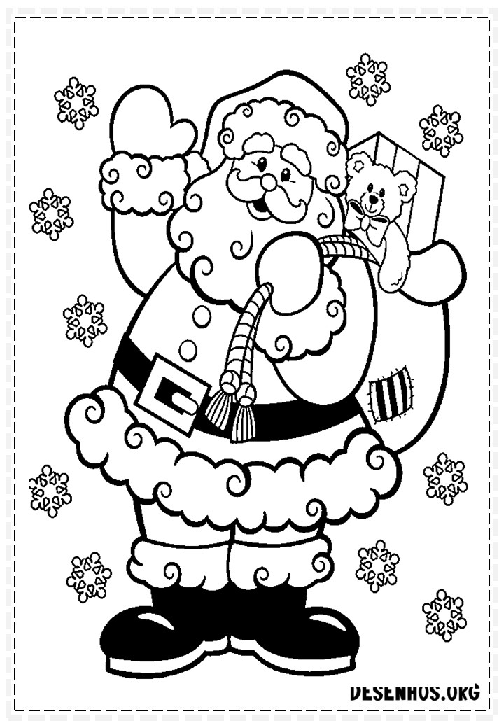 papai noel para colorir 44 papai noel para colorir 44