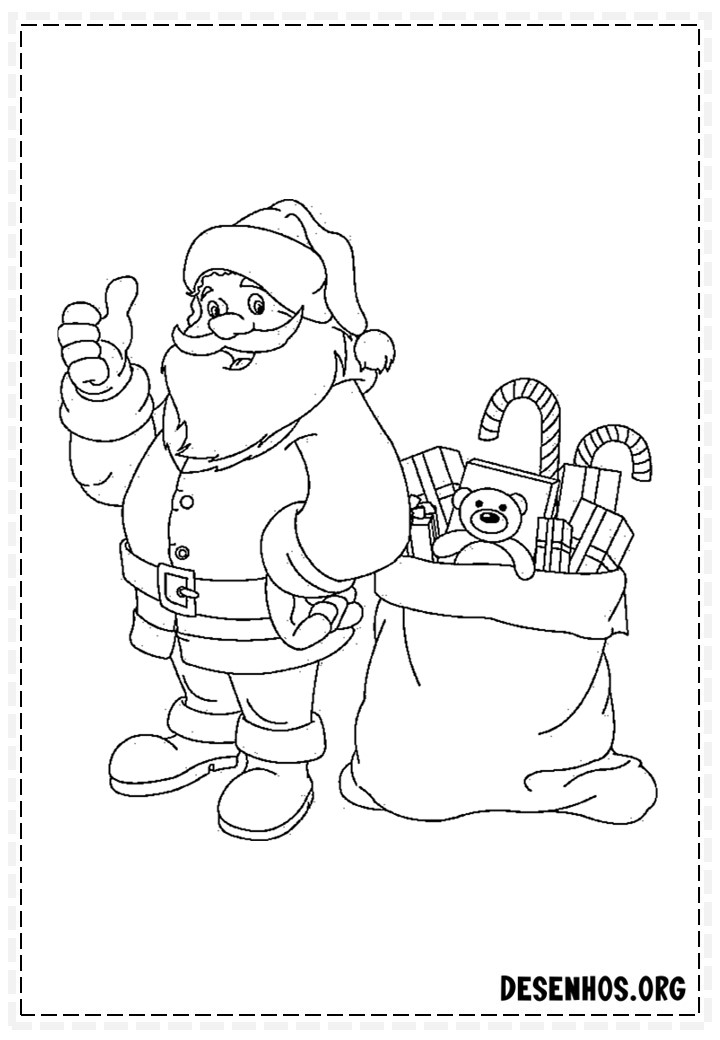 papai noel para colorir 77 papai noel para colorir 77