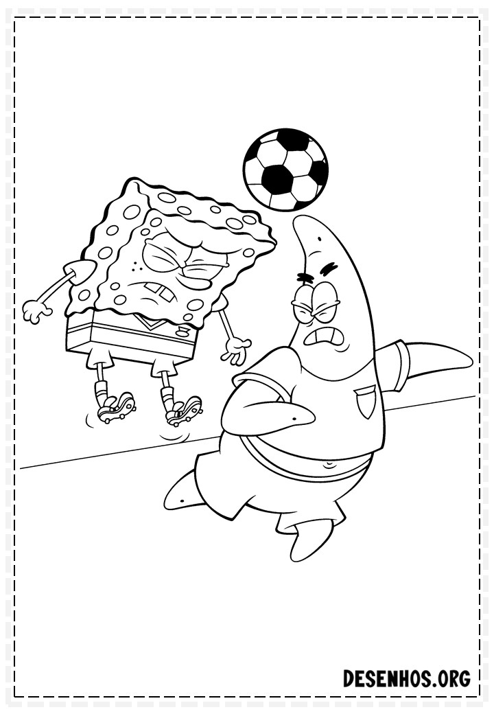 25 Desenhos do Patrick Estrela para colorir