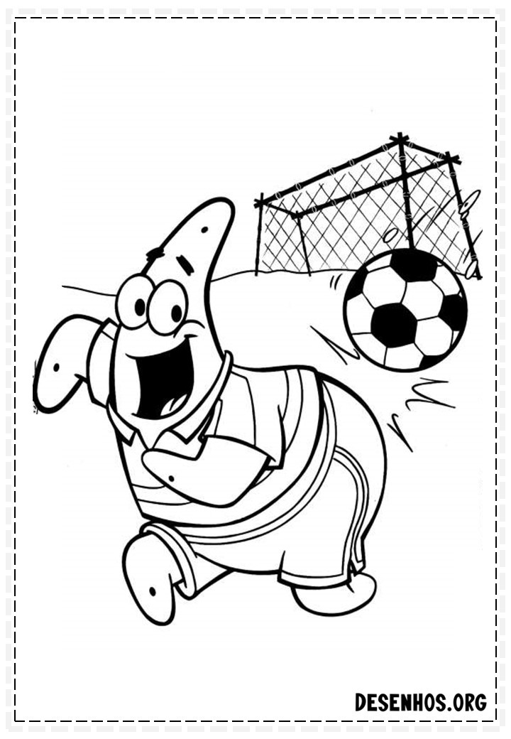 25 Desenhos do Patrick Estrela para colorir
