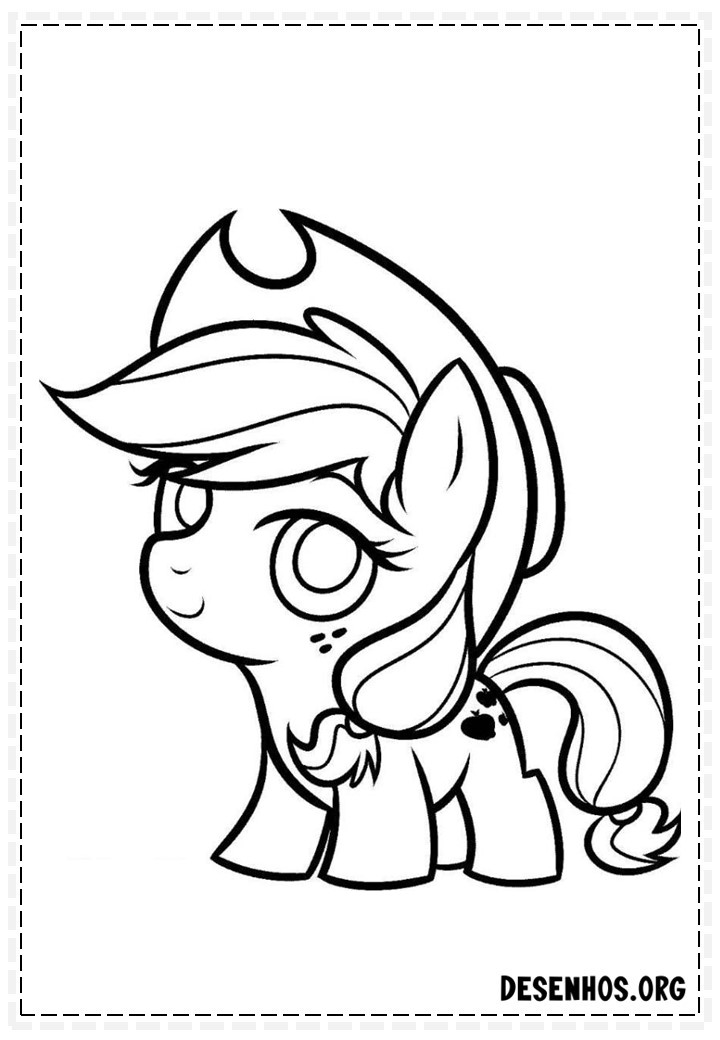 140 Desenhos para colorir My Little Pony
