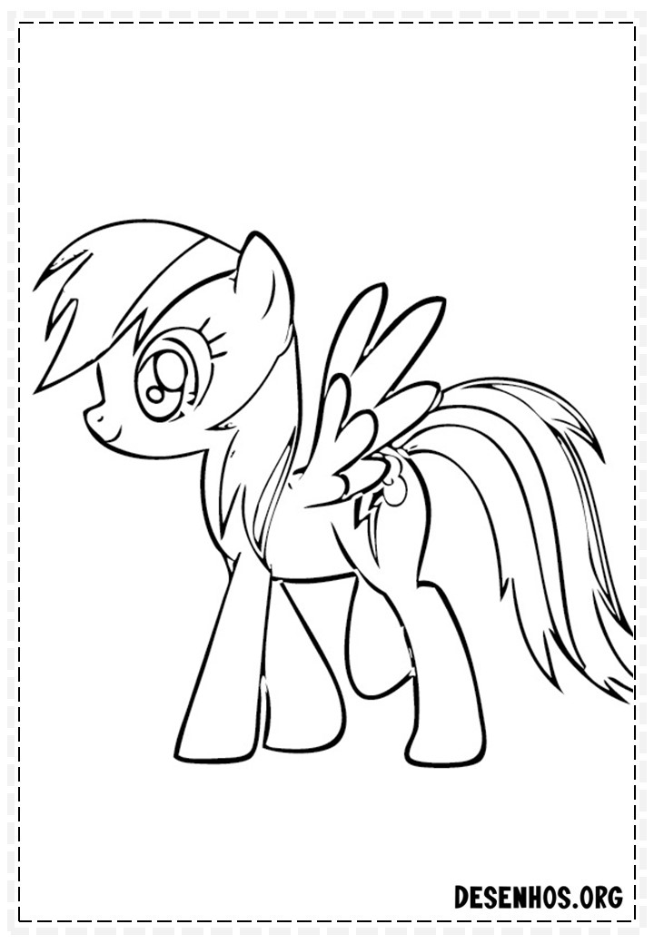 140 Desenhos para colorir My Little Pony
