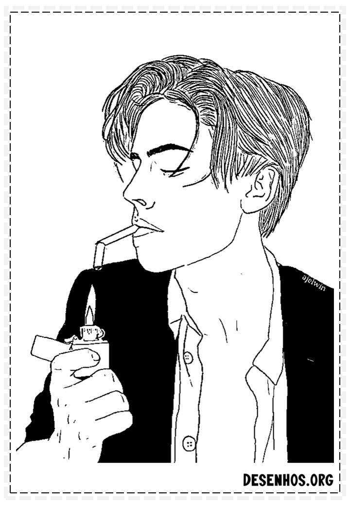 100 Desenhos Tumblr para colorir