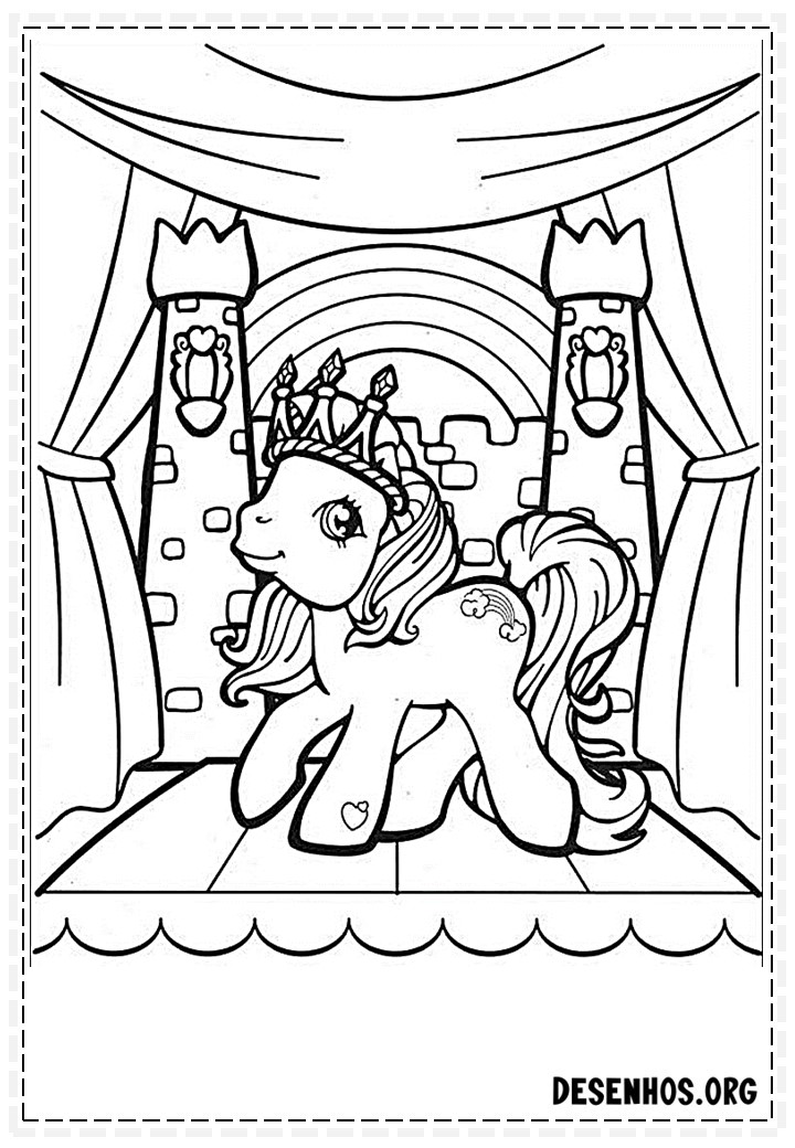 my little pony para colorir 114