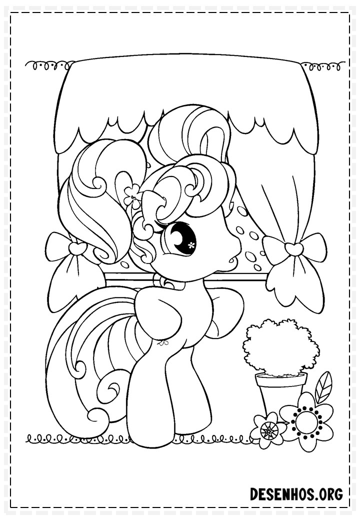my little pony para colorir 121