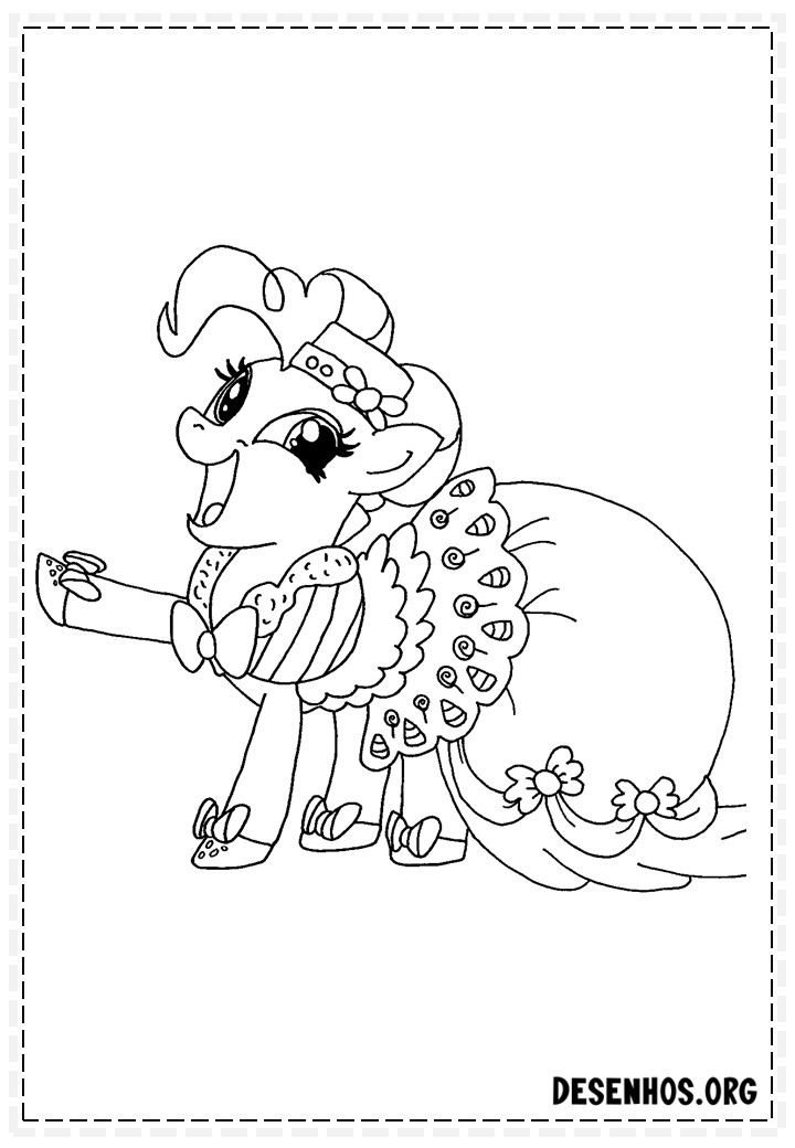 my little pony para colorir 122