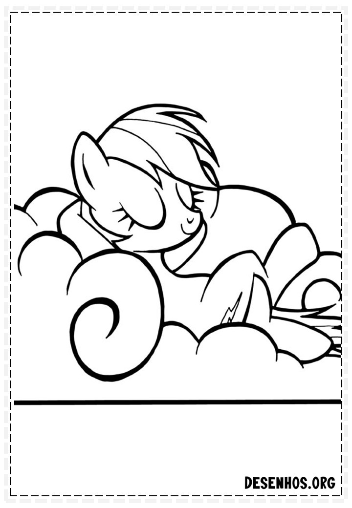 my little pony para colorir 126