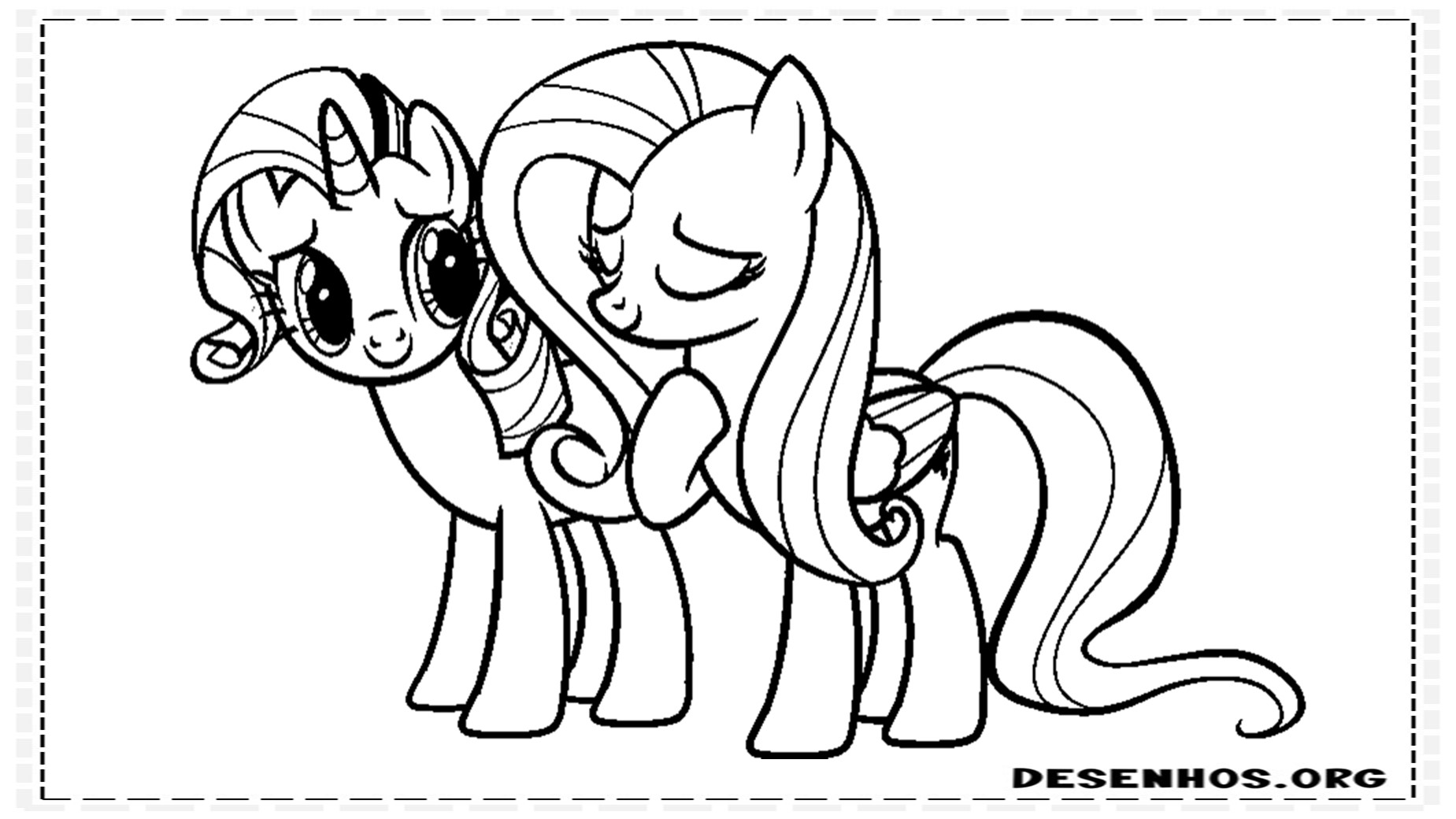 my little pony para colorir 18
