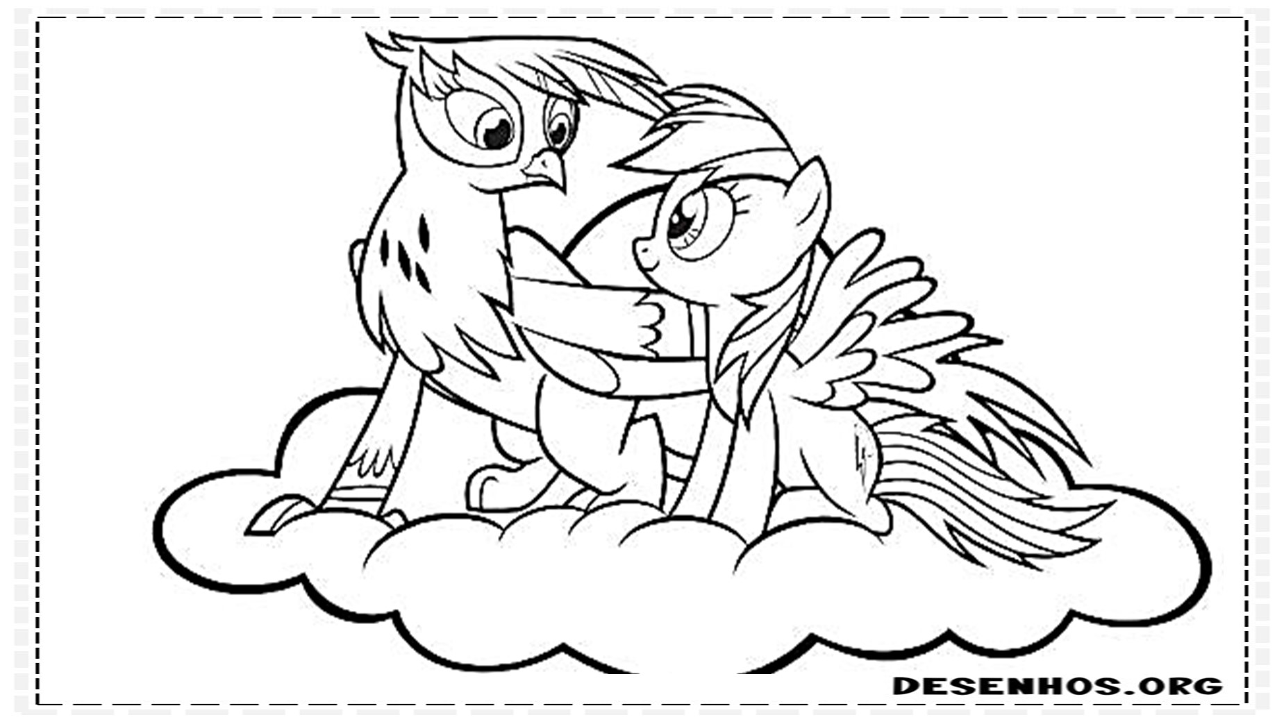 my little pony para colorir 25