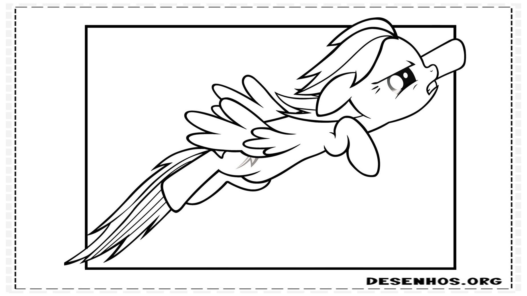 my little pony para colorir 28